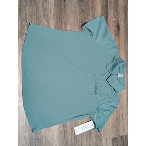 NWT Rhone‎ LPGA Course To Court Polo Shirt Womens XXL Green Sea